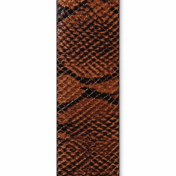 ♥️FATHER\'S DAY! Via Spiga Textured Leather Belt Brown Luxe Men\'s NEW - S main image 13